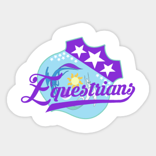 Equestrians (Americans) Sticker